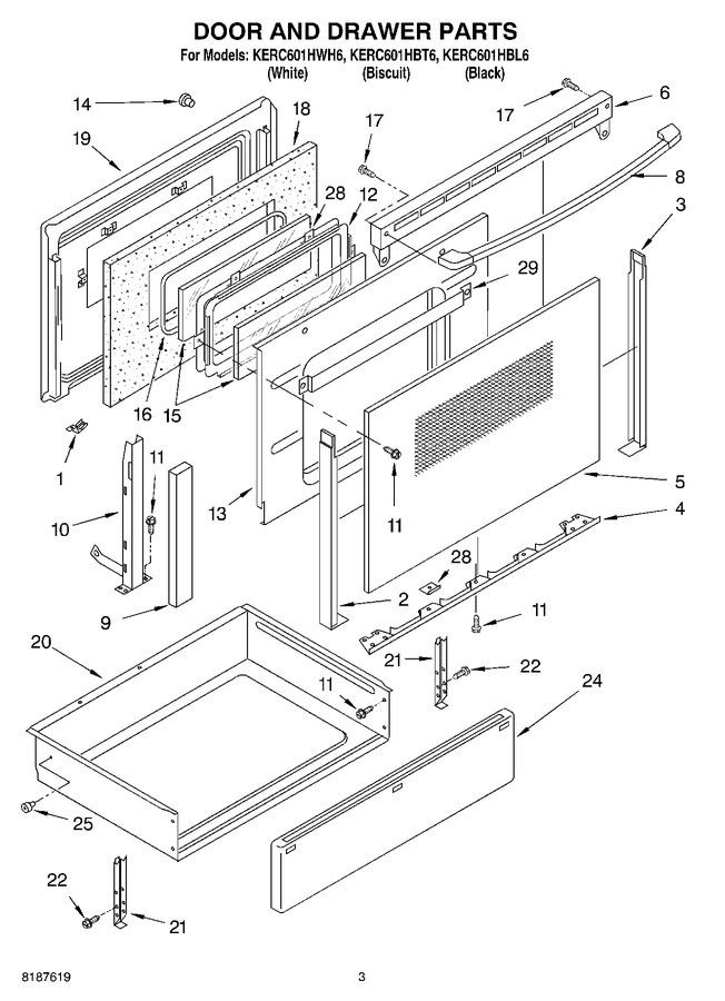 Diagram for KERC601HBL6