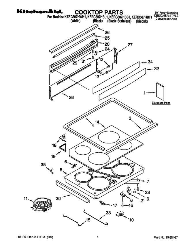 Diagram for KERC607HWH1