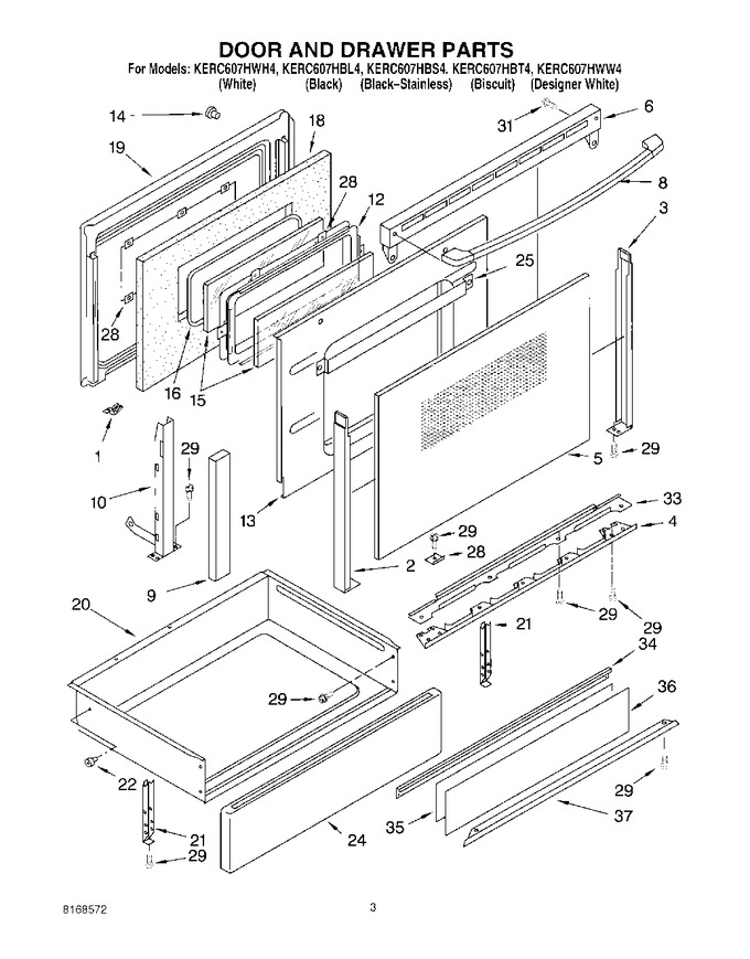 Diagram for KERC607HWW4