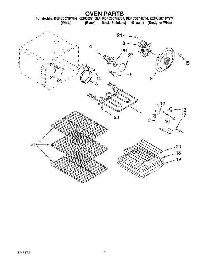 Diagram for KERC607HWW4