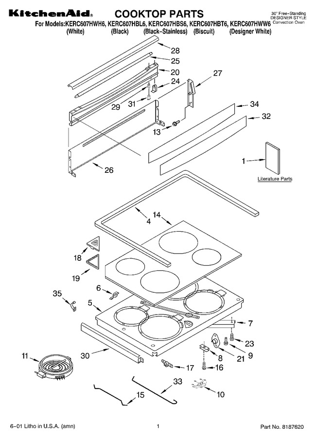 Diagram for KERC607HWW6