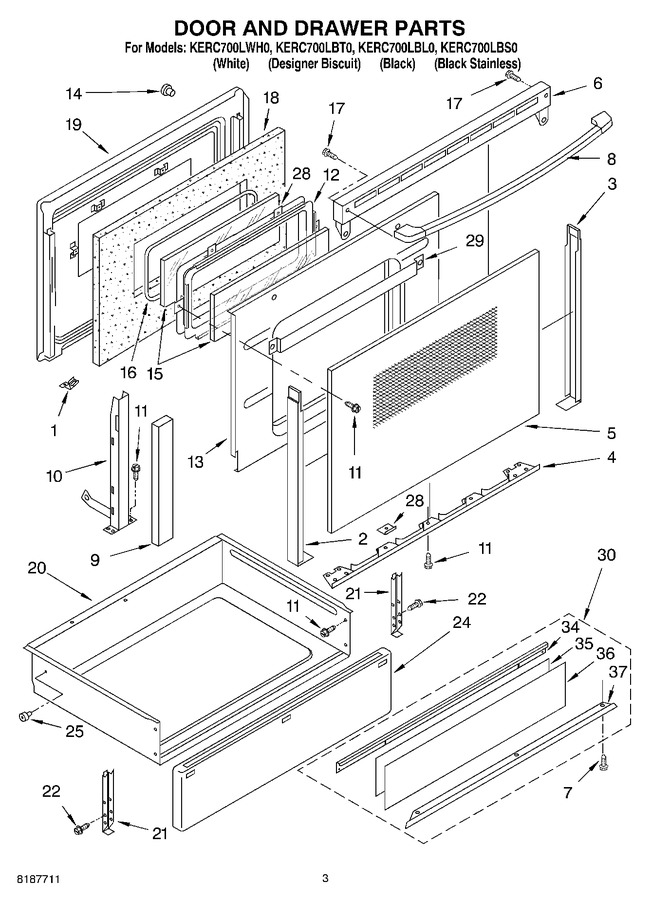 Diagram for KERC700LWH0