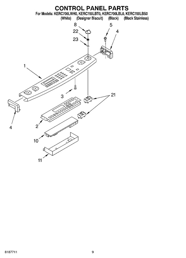 Diagram for KERC700LBS0