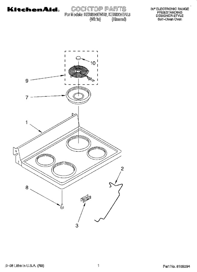 Diagram for KERI500EWH3