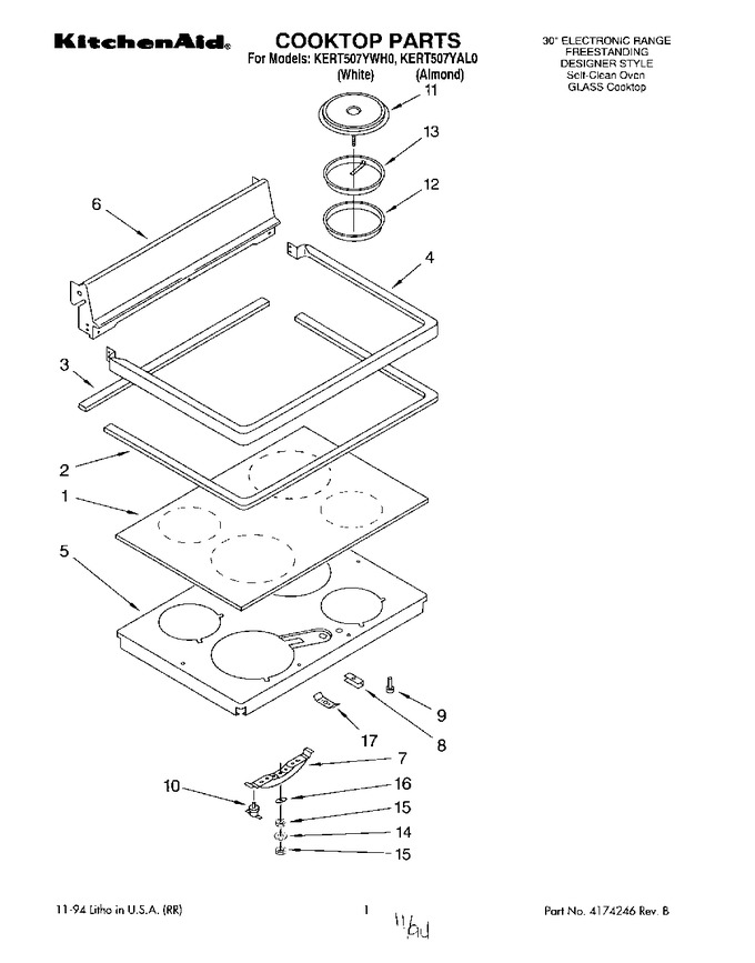 Diagram for KERT507YWH0