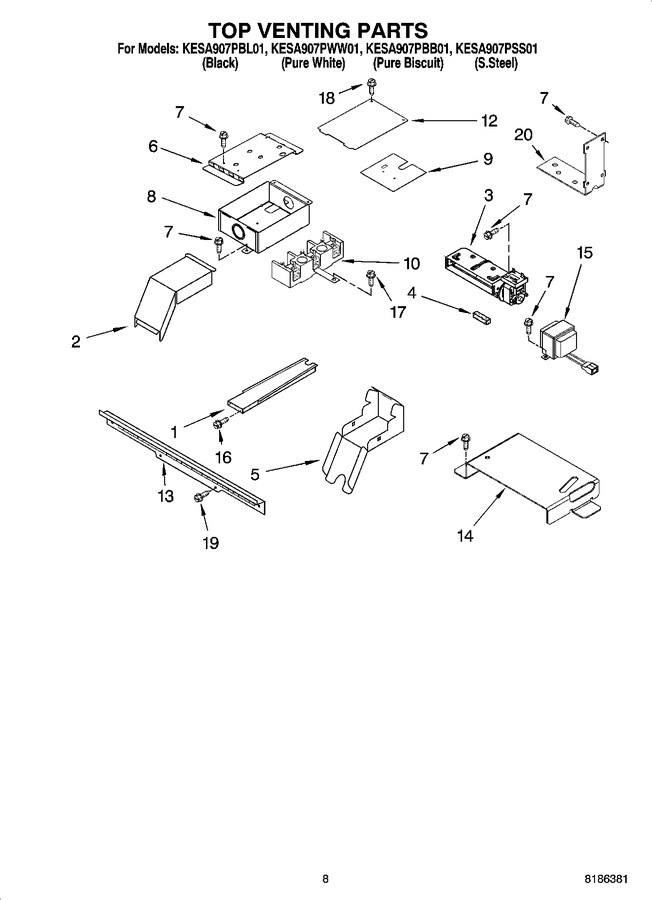 Diagram for KESA907PWW01