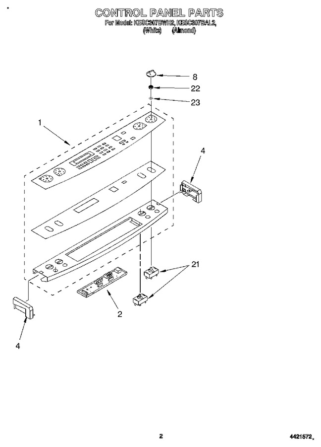 Diagram for KESC307BWH2