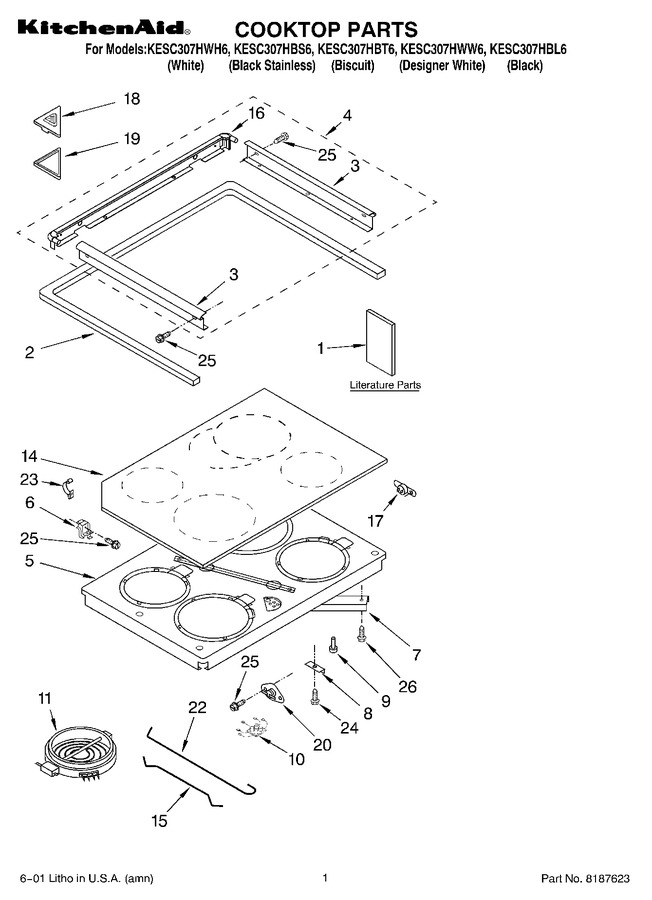 Diagram for KESC307HWW6