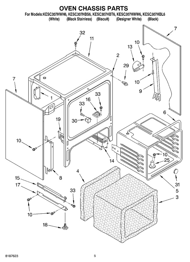 Diagram for KESC307HWW6