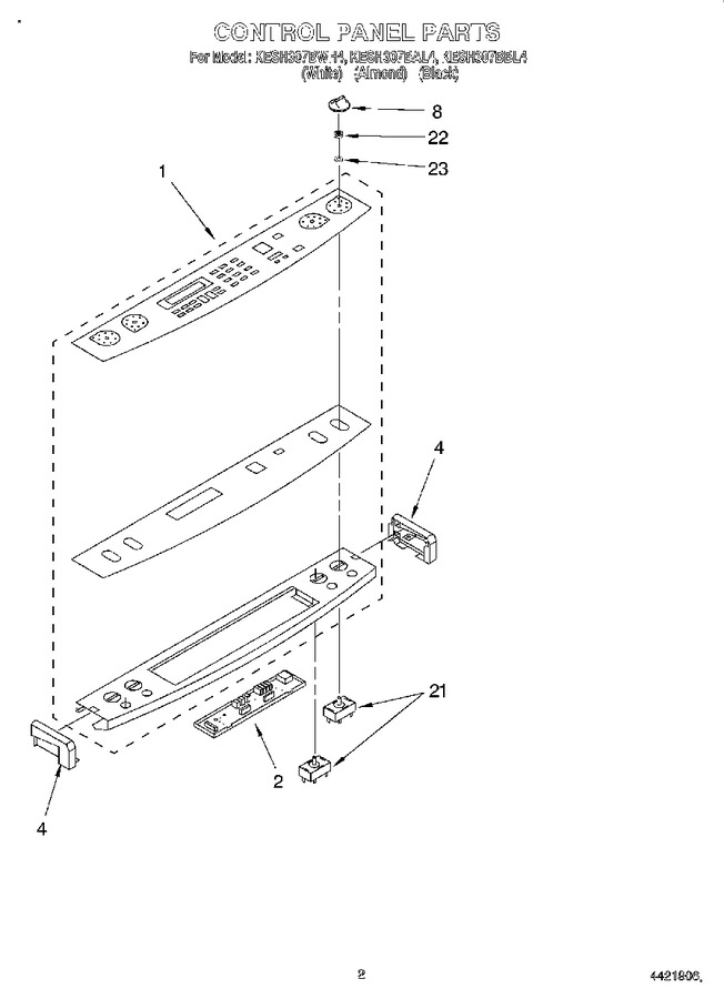 Diagram for KESH307BWH4