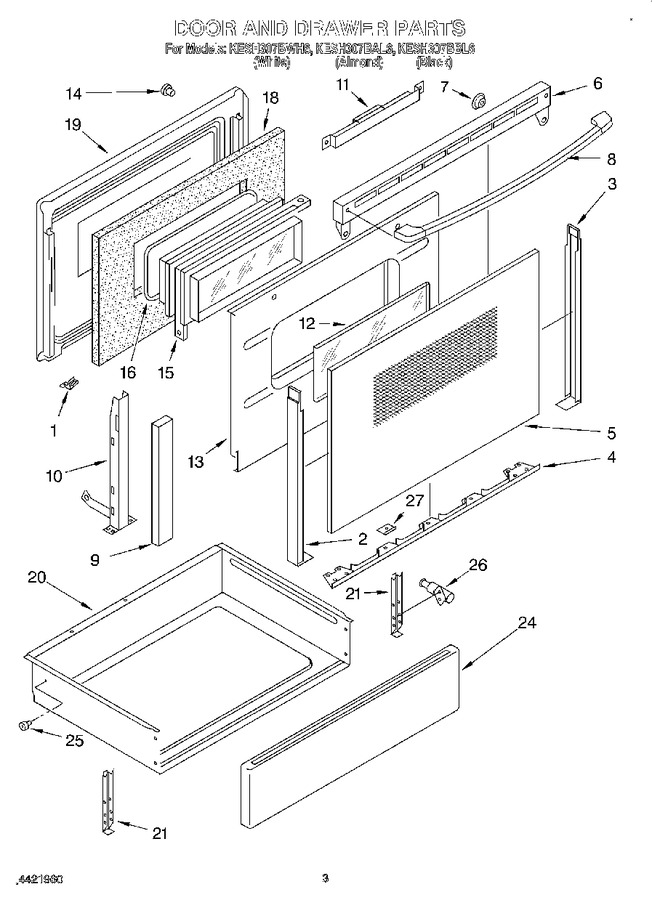 Diagram for KESH307BBL6