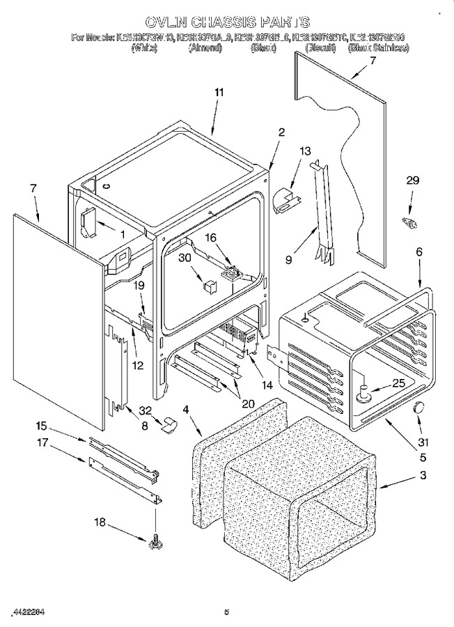 Diagram for KESH307GBT0