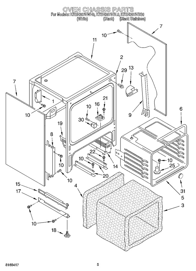 Diagram for KESH307HWH0
