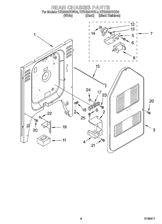 Diagram for KESH307HBS0