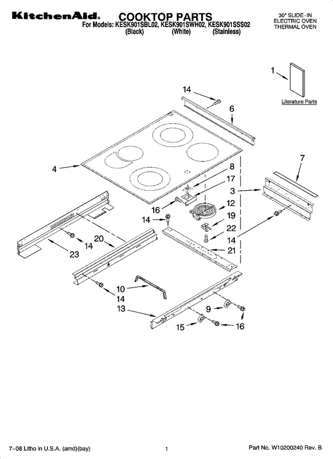 Diagram for KESK901SBL02