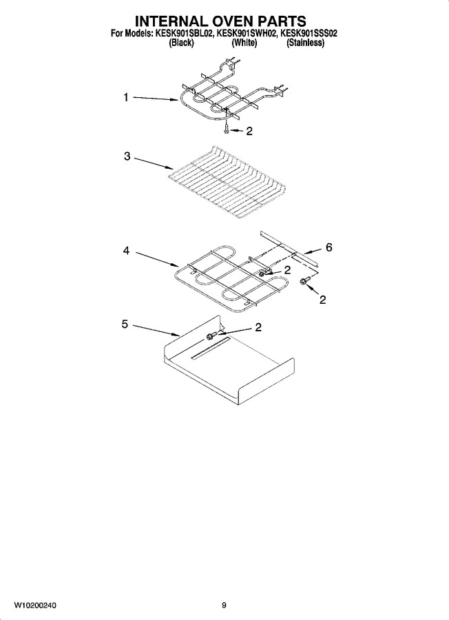 Diagram for KESK901SWH02