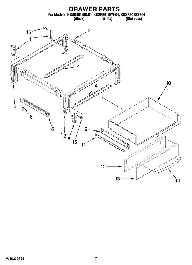 Diagram for KESK901SWH04