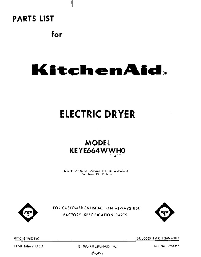 Diagram for KEYE664WPL0