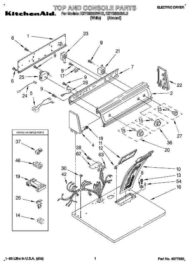Diagram for KEYE665BWH2