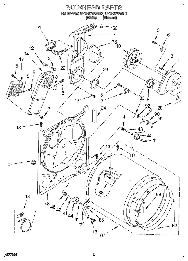 Diagram for KEYE670BWH2