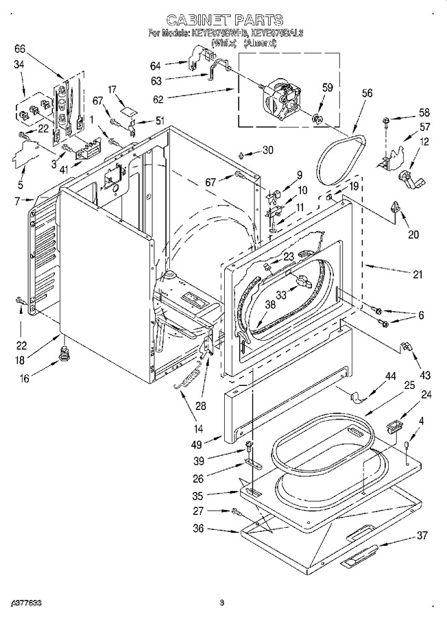 Diagram for KEYE670BWH3