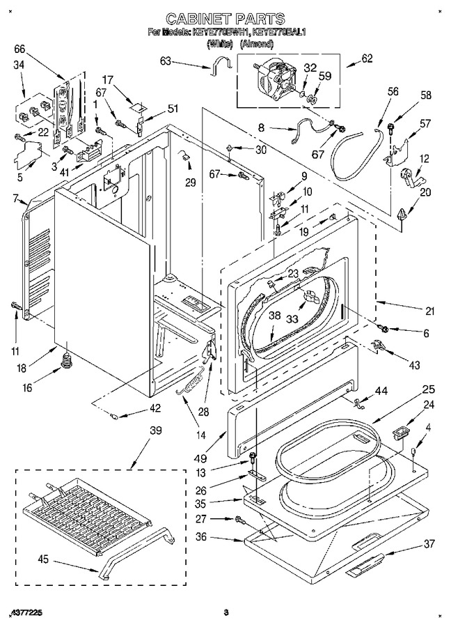 Diagram for KEYE770BWH1