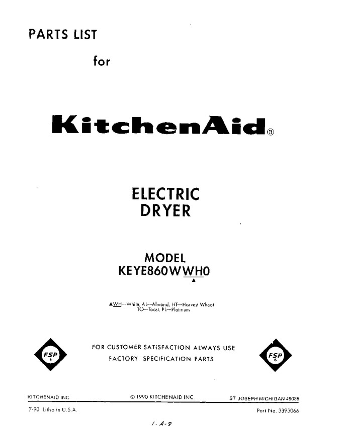 Diagram for KEYE860WHT0