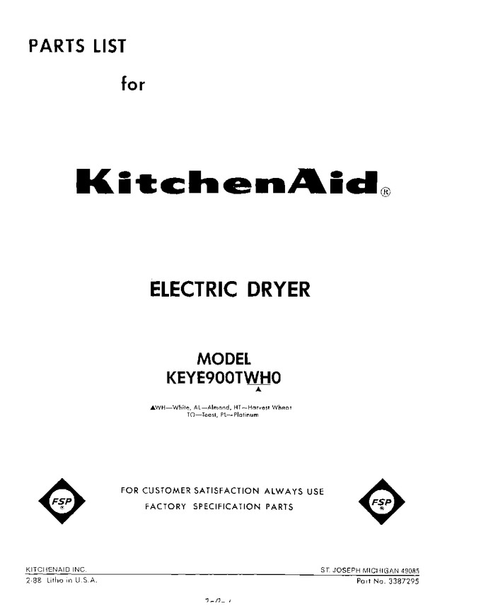 Diagram for KEYE900TWH0