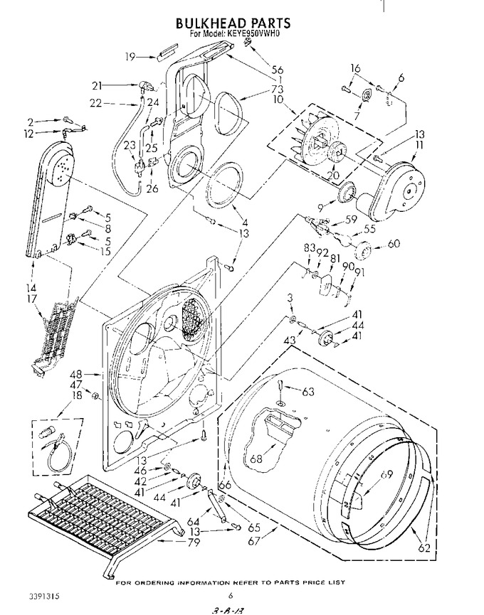 Diagram for KEYE950VTO0