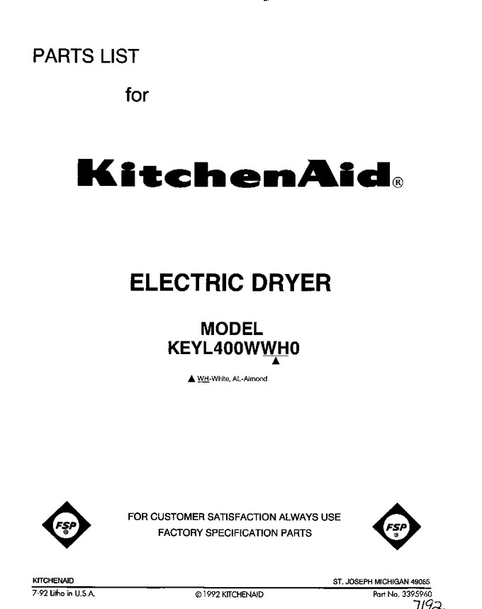 Diagram for KEYL400WAL0