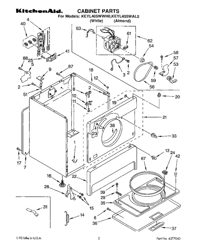 Diagram for KEYL405WWH0
