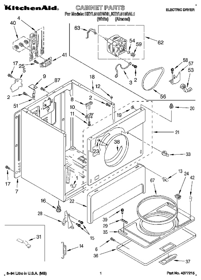 Diagram for KEYL510BAL1
