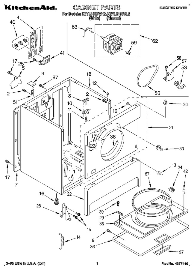 Diagram for KEYL510BWH2