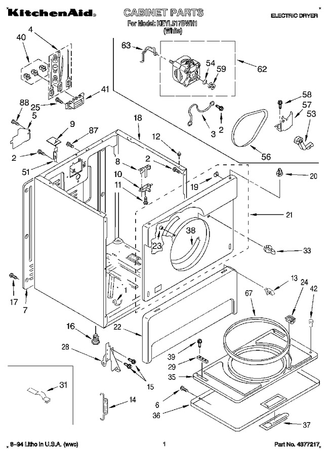 Diagram for KEYL517BWH1