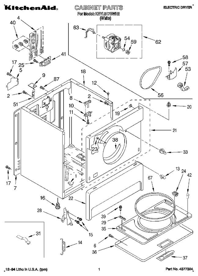 Diagram for KEYL517BWH2