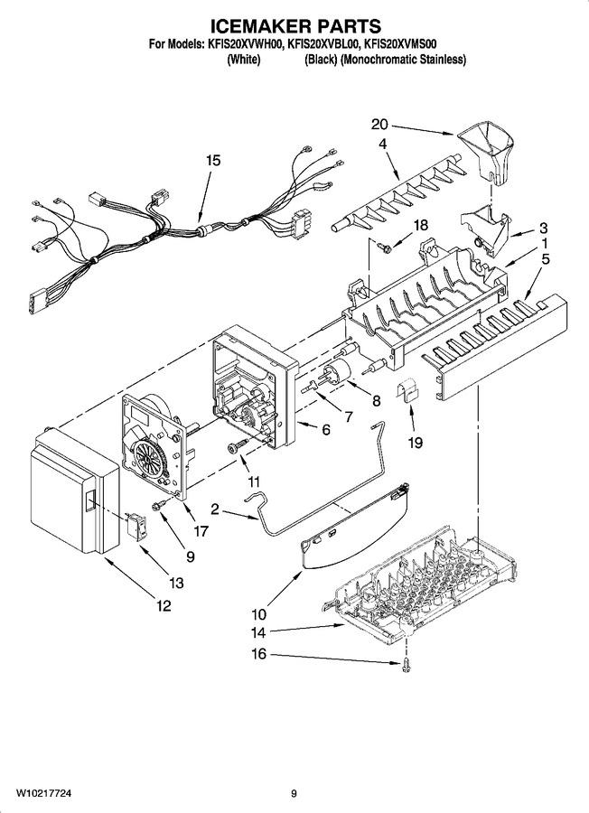 Diagram for KFIS20XVMS00