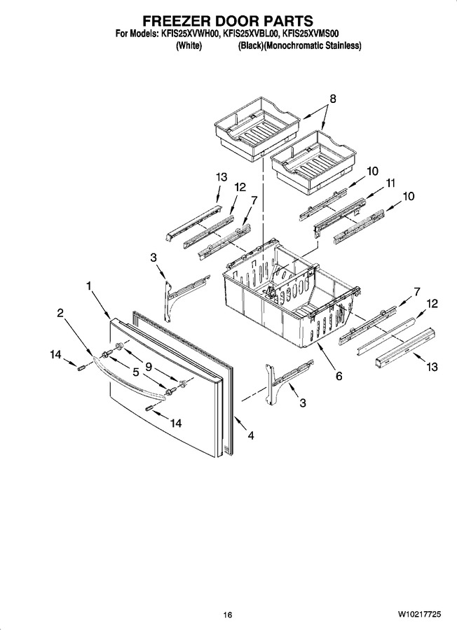 Diagram for KFIS25XVWH00