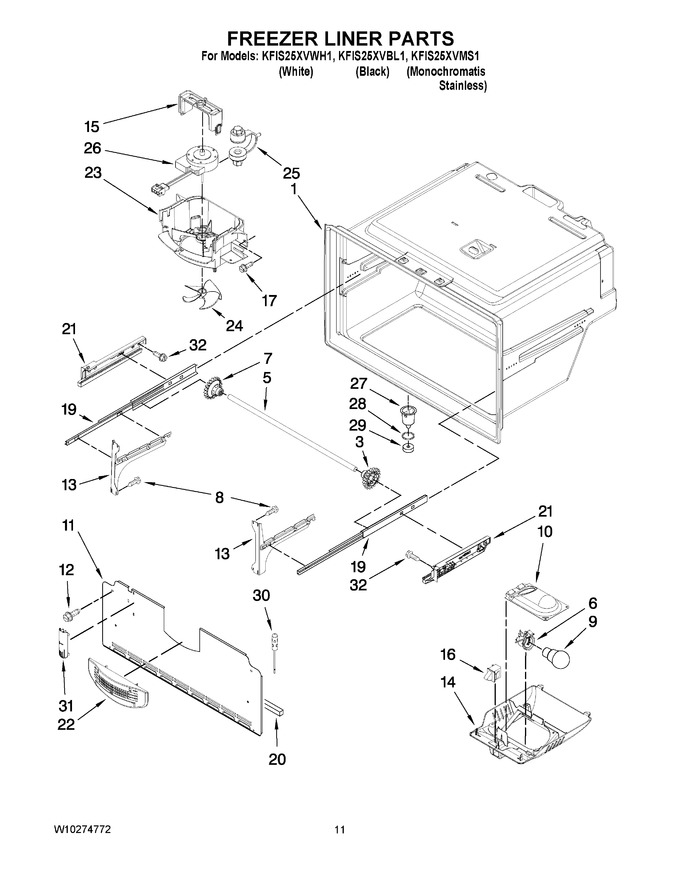 Diagram for KFIS25XVBL1