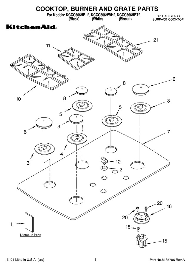 Diagram for KGCC566HWH2