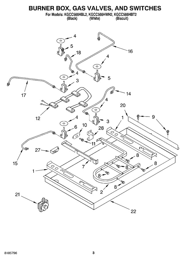 Diagram for KGCC566HWH2
