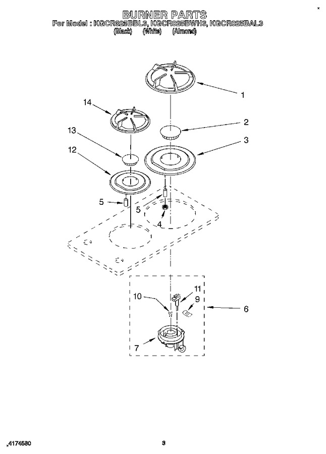 Diagram for KGCR025BWH3