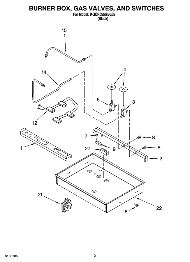 Diagram for KGCR055GBL05