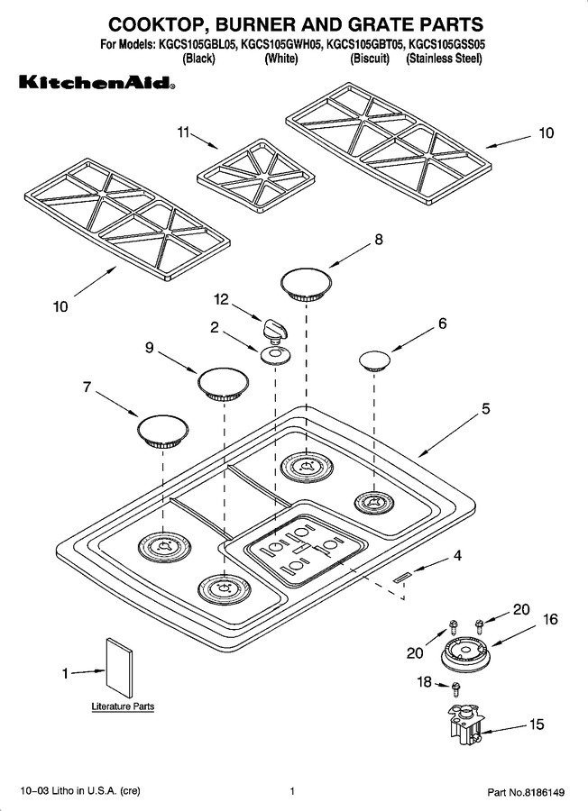 Diagram for KGCS105GBT05