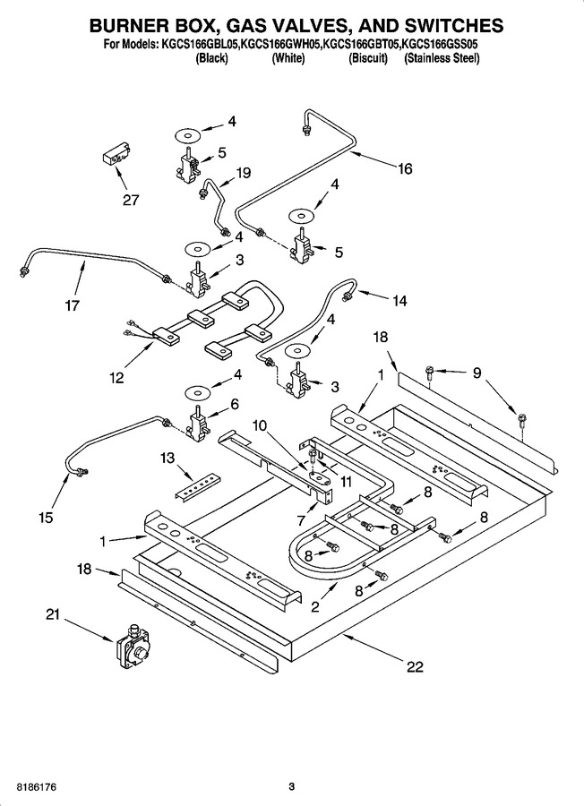 Diagram for KGCS166GWH05