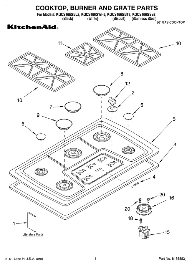Diagram for KGCS166GBL2