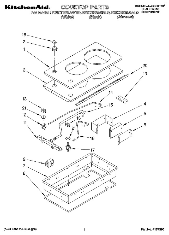Diagram for KGCT025AWH0