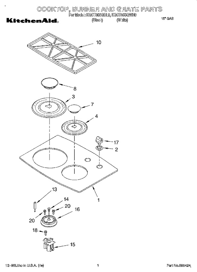 Diagram for KGCT055GBL0