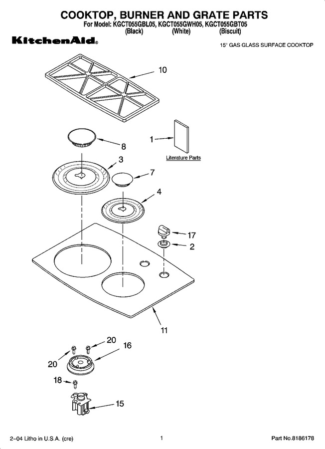 Diagram for KGCT055GWH05