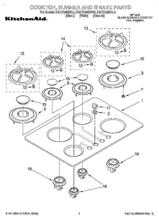 Diagram for KGCT365EWH0