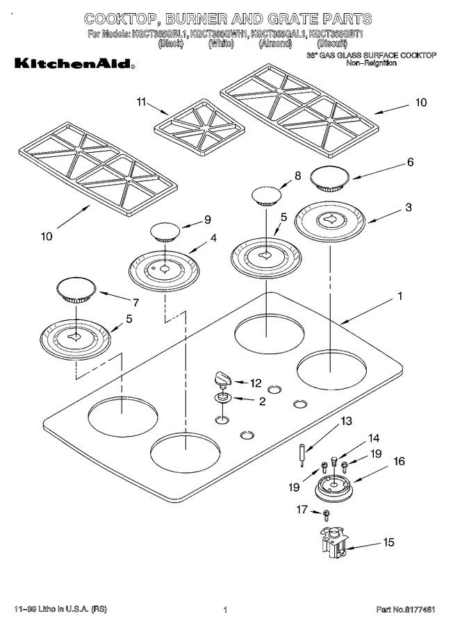 Diagram for KGCT365GAL1
